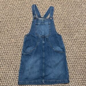 GAP Blue Denim girls Overall Dress